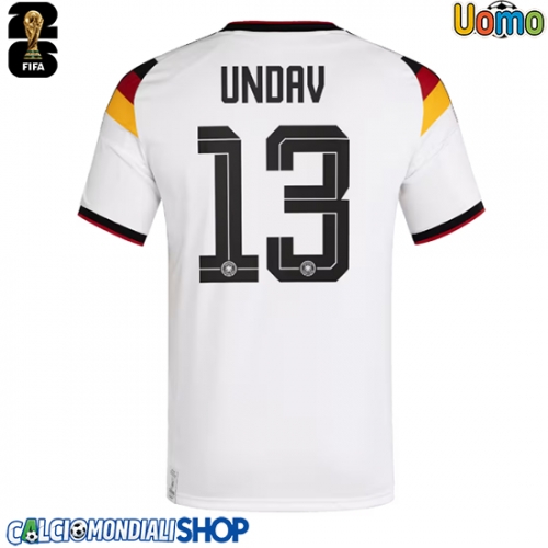 Maglie da calcio Germania Deniz Undav #13 Prima Maglia Mondiali 2026  Manica Corta